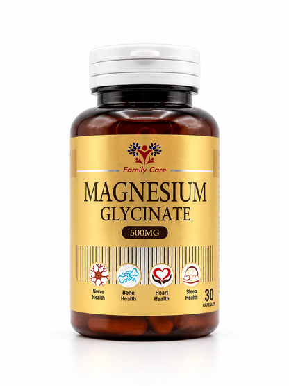 Family Care Magnesium Glycinate 500mg | 30 Capsules