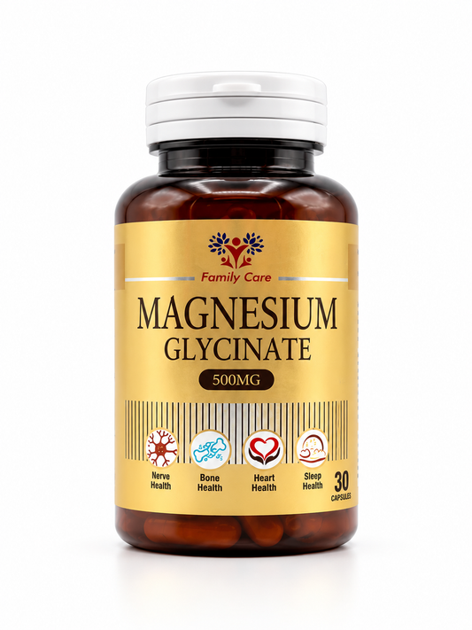 Family Care Magnesium Glycinate 500mg | 30 Capsules